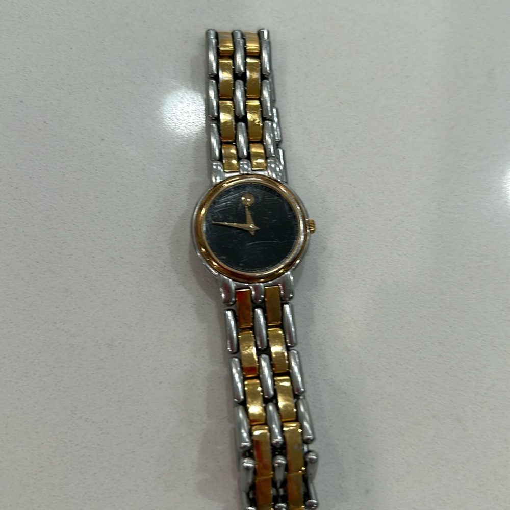 Used Movado two-tone Ss quartz 81.25.825c watch